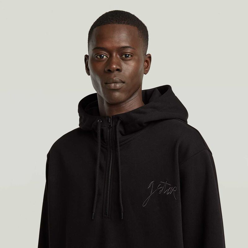 G-Star Script Half Zip Hoodie image number 2